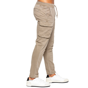 Derniers pantalons cargo pour hommes en toile légère, tricotés sur mesure, teints en pièce, respirants, écologiques, vente en gros à bas prix - Product Image 6