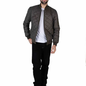 Wholesale Price Superior Quality Winter Bomber <b>Jacket</b> Polyester Heated Black for <b>Men</b> Low Price OEM Service Customized Front - Product Image 2