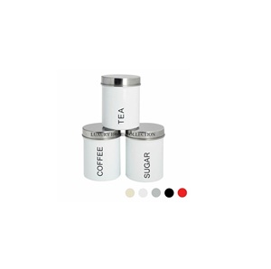 Juegos de cajas de contenedores de cocina de metal de acero inoxidable de larga duración con diseños elegantes y tapas seguras para preservar la frescura de los alimentos - Product Image 1