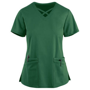 ชุดสครับทางการแพทย์ของผู้หญิงชุดสครับผ้าสี่แบบยืดได้แห้งเร็วเครื่องแบบแพทย์พยาบาลโรงพยาบาล - Product Image 5