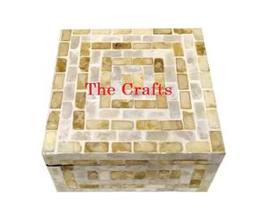 Wooden And Mop Work <b>Jewelry</b> <b>Box</b> Set Of Two Different Size Premium Quality Decorative <b>Jewelry</b> <b>Box</b> In India - Product Image 3