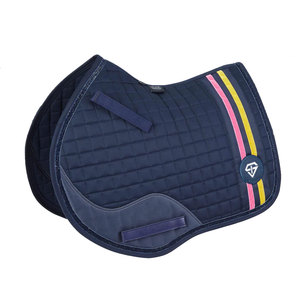 Bas quantité minimale de commande de haute qualité Logo personnalisé Style de mode haute qualité coton tissu cheval anglais équestre cheval tapis de selle - Product Image 1