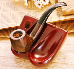 Natural Wood Straight Lacquer <b>Smoking</b> <b>Pipe</b> Handcrafted Elegant Tobacco <b>Pipe</b> for Daily Use - Product Image 4