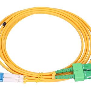 Cable de Conexión Extralink SC/APC-LC/UPC, Monomodo, Dúplex, G652D, 3mm, 2m - Product Image 1