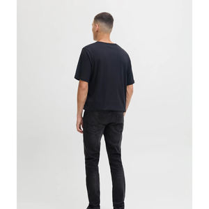 Pantalones Vaqueros Ajustados Personalizados para Hombre, 100% Algodón, Casuales, de Alta Calidad, Estilo Denim Sólido, Holgados, de Pierna Ancha, Vintage, OEM - Product Image 6