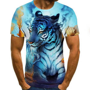 เสื้อยืดคอกลมสำหรับผู้ชายลายตัวอักษรพิมพ์ซับลิเมชันสินค้ามาใหม่ - Product Image 1