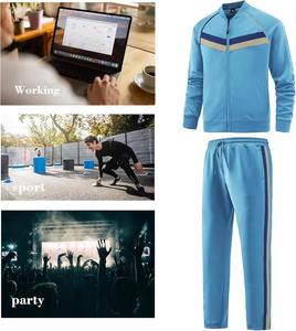 Conjuntos Deportivos Personalizados con Logotipo, Talla Grande para Hombre, Transpirables, de Secado Rápido, Lisos, de Marca Privada, Conjuntos de Jogger de Punto de Algodón Premium - Product Image 4