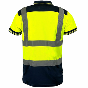 Unisex Short Sleeve Security <b>POLO</b> Shirt Customizable Reflective Design for Men's Women's Guard Uniforms Summer Staff Safety - Product Image 5