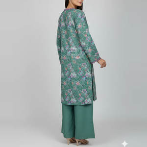Ensemble shalwar kameez pakistanais pour femmes, kurta en coton, pyjama, tenue traditionnelle pakistanaise, sur mesure - Product Image 2