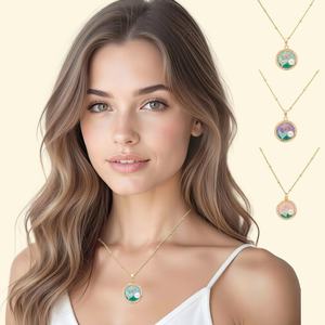 महिलाओं के लिए तांबे के पेलेंट हार के लिए तांबे के पेलेंट हार गहने उपहार - Product Image 2