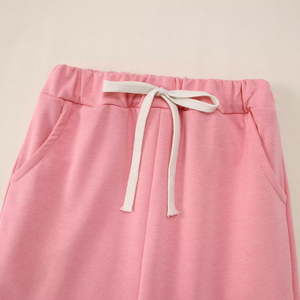 Sweat à capuche uni 100% coton unisexe de meilleure qualité pour enfants Sweat-shirt blanc Survêtements en polaire pour oys et filles Couleur rose - Product Image 6