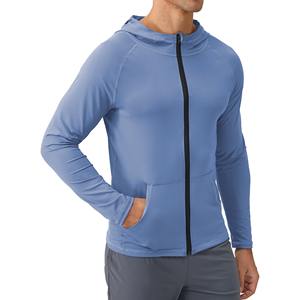 Sweat à capuche pour homme en coton 100% personnalisé de haute qualité, fermeture éclair intégrale, manches longues, hiver - Écologique, respirant, anti-froissement, séchage rapide - Product Image 6