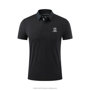 Camiseta Casual de Punto Transpirable para Hombre, Alta Calidad, Elástica, 100% Algodón, Manga Corta, Estampado Deportivo de Golf, Logotipo Personalizado - Product Image 1