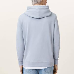 Sudadera con capucha de lana sólida de algodón 100% de peso pesado para hombre, cuello con capucha de corte Regular personalizable, temporada de invierno High Gsm - Product Image 2