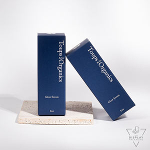 Boîte en papier kraft imprimée personnalisée pour la crème naturelle pour les yeux, hydratant quotidien, soins de la peau au citron et emballage cosmétique de 30ml - Product Image 3