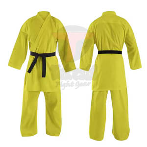Ensemble d'uniformes de karaté en coton léger de haute qualité durable, service d'usine OEM pour adultes, vêtements d'arts martiaux personnalisés, respirant - Product Image 3