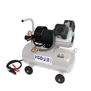 48V High Efficiency Weatherproof Long Duty Cycle DC Oil Free Twin Piston Mobile <b>Mini</b> Air <b>Compressor</b> Pump with 50 Liter tank - Product Image 1