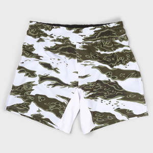 กางเกงขาสั้นเอวยางยืดดีไซน์ตามสั่งลายพรางเสือ BJJ - Product Image 2