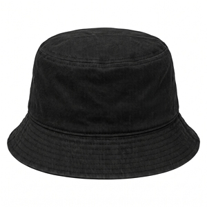 Blank Solid Color Cotton Bucket <b>Hat</b> Plain Fisherman Cap Wide Brim Summer Outdoor Casual Streetwear Factory OEM - Product Image 1