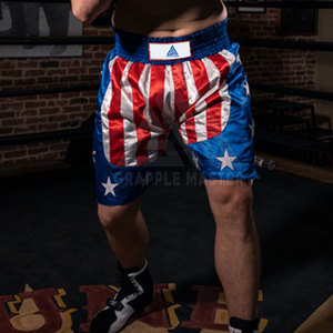 Pantalones cortos de boxeo para hombres adultos de alta calidad Ropa de artes marciales de entrenamiento de alta calidad - Product Image 6