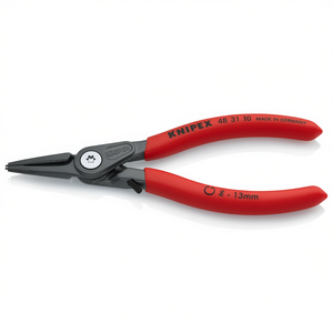 คีมตัดวงแหวนแบบแม่นยำของ Knipex พร้อมตัวจำกัดการยืดเกิน  ผิวเคลือบสีเทาอะทราเมนต์ สำหรับวงแหวนภายในในรูเจาะ - Product Image 3