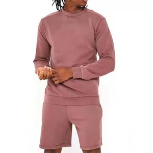 Vêtements d'été pour hommes 13 couleurs surdimensionnés Tshirt Casual 2 PCS Men Shorts Set Jogging Sportswears Plus Size Men's Sets OEM - Product Image 5