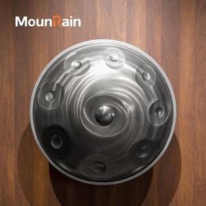 Mountain Rain 22-Zoll Handpan Trommel Musikalische Tonleiter Stahlzungentrommel mit kostenloser Tasche und Schlägeln Kristall-Handwerksprodukt - Product Image 4