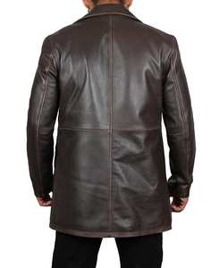 แจ็คเก็ตหนังวัวแท้แบบสั่งทำพิเศษสำหรับผู้ชาย ผู้หญิง และทุกเพศ ทรงปกติ คอตั้ง พร้อมโลโก้ด้านหน้า ระบายอากาศได้ดี กันลม - Product Image 3