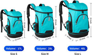 Sac de basket-ball de sport sac à dos sac de football d'entraînement sac de football de voyage de grande capacité avec compartiment à chaussures - Product Image 2