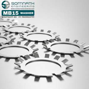 MB15ล็อคเครื่องซักผ้าคุณภาพสูงสำหรับน็อตล็อคเมตริก KM15 MB01กับ MB40แบริ่งอุปกรณ์ล็อคเครื่องซักผ้า - Product Image 5