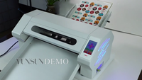 Máquina de Corte de Etiquetas Digital de Alta Velocidad con Alimentación Automática de Escritorio, Cámara CCD, Corte de Contorno, Papel Adhesivo A3 A4, Alimentación de Múltiples Hojas
