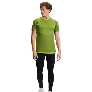 กางเกงเลกกิ้งออกกำลังกายเอวสูงสำหรับผู้ชายกางเกงเลกกิ้งออกกำลังกายยาวถึงข้อเท้ายืดได้ไร้รอยต่อสำหรับออกกำลังกายในยิม - Product Image 5