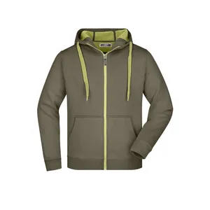 Veste double face personnalisée pour homme, sweats à capuche et sweat-shirts promotionnels personnalisés - Product Image 4