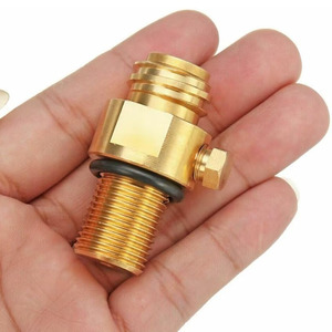 Valve de remplacement pour réservoir de soda TR21 4 M18x1.5, ensemble de valve en laiton durable pour cylindre de soda CO2 rechargeable - Product Image 1