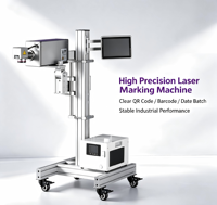 Machine de marquage laser UV ANTIAN 305F, marquage à froid, sans brûlure, haute précision pour le marquage de la date et des lots sur le plastique, le verre, les films et les emballages