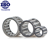 Rodamiento de Agujas K16x20x8/K16x20x10/K16x20x13, Piezas de Maquinaria de Alto Rendimiento, Lubricado con Aceite, Acero Cromado, Acero Inoxidable
