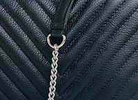 Tas Dompet Kulit Asli Wanita Portabel dengan Ritsleting, Tali Selempang Dapat Disesuaikan dan Dilepas, Tahan Air, Tas Kecil Eksekutif