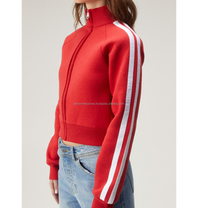 Sweats à capuche zippés personnalisés pour femmes selon les exigences du client Polaire en coton de haute qualité - Product Image 3