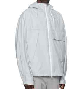 แจ็กเก็ตกีฬาฤดูหนาวสำหรับผู้ชาย, แจ็กเก็ตใส่วิ่งเปียกมีฮู้ดระบายอากาศได้ดีสไตล์สตรีทโพลีเอสเตอร์/ ผ้าฝ้าย - Product Image 6
