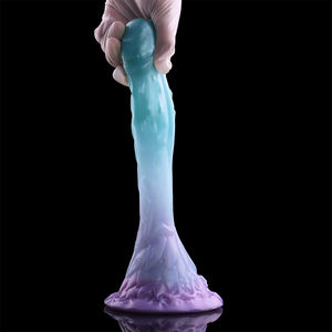 7.17インチモンスターペニスソフトシリコンプッシー刺激ディルド吸引カップ付きS/M/Lサイズアナルプラグセックスおもちゃ初心者用 - Product Image 4