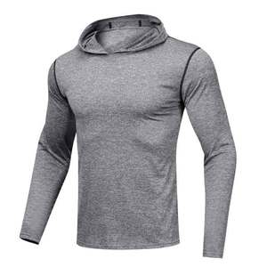 Sudadera de manga larga de compresión de secado rápido para hombre, sudadera con patrón impreso, sudadera para correr al aire libre para invierno - Product Image 6