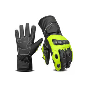 Venta al por mayor de guantes personalizados de carreras de dedo completo transpirable deportes al aire libre guantes de carreras de motos - Product Image 1