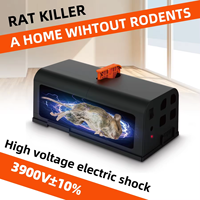 2024 piège à souris électrique d'intérieur tueur instantané souris rongeur Zapper avec tension puissante déclencheur sûr pour animaux de compagnie piège à rongeur électrique