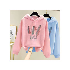 Sudaderas con Capucha Tejidas y Estampadas para Mujer, Ropa Urbana de Invierno, con Logotipo Personalizado en la Parte Delantera, Diseño Moderno para Actividades al Aire Libre - Product Image 4