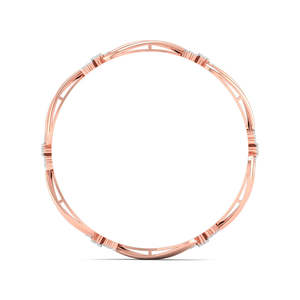 Exclusively Designed 925 Sterling <b>Silver</b> Leb Grown Diamond <b>Bangles</b> VVS Clarity Gold Pearl for <b>Women</b> for Gifts or Parties - Product Image 6