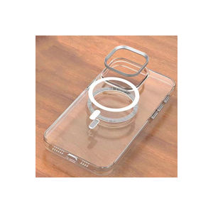 Coque en silicone transparente de luxe Netzy pour iPhone 15 Plus, anti-traces de doigts, compatible avec la recharge sans fil, emballage de vente au détail - Product Image 2