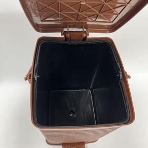 Cubo de basura de plástico de Vietnam, plástico duradero, sin BPA, ahorro de espacio, Etiqueta Privada, logotipo personalizado, precio competitivo - Product Image 4