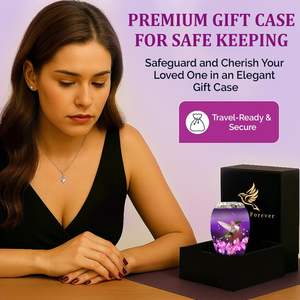 Petites urnes pour souvenirs de cendres humaines-Mini urnes artisanales pour cendres humaines-Urne souvenir élégante pour femme adulte - Product Image 3