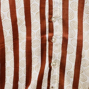 Camisa Casual Clásica para Niños, de Algodón, con Estampado de Rayas y Cuello |   Camisa de Verano de Manga Corta con Botones - Product Image 4