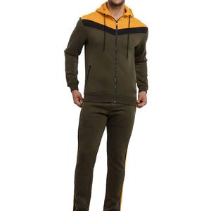 Personalizado Nueva llegada Chándal Fútbol Hombres Chándales Logo Tech Fleece Zip Plain Jogging Hombres Chándal Hombres Sudaderas con capucha - Product Image 5